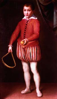 Tennis boy, Cremona 1570